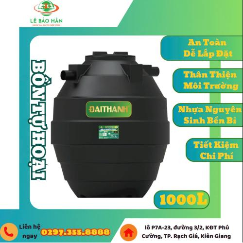 Bồn nhựa Tự Hoại Đại Thành 1000L Đứng